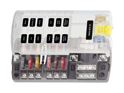 Blue Sea 5032 sulakerasia 2 x 6 GM (kaksi eristettyä piiriä) - Blue Sea Sulakerasiat - 1790-5032 - 1