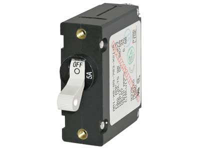 Blue Sea 7202 automaattisulake 5A - valkoinen vipukytkin - Blue Sea Automaattisulakkeet - 1790-7202 - 1