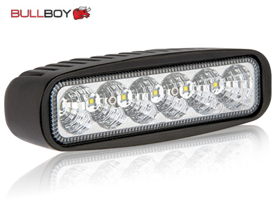 BullBoy Agriline Slim Led työ- ja peruutusvalo - 18W / 989LM / 6000K - LED-peruutusvalo - 1603-300262 - 1