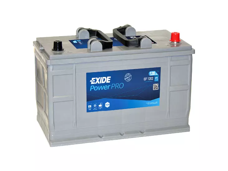 Exide EF1202 PowerPro käynnistysakku 12V 120Ah 870A -/+ - EXIDE hyötyajoneuvojen akut - 1815-EF1202 - 1