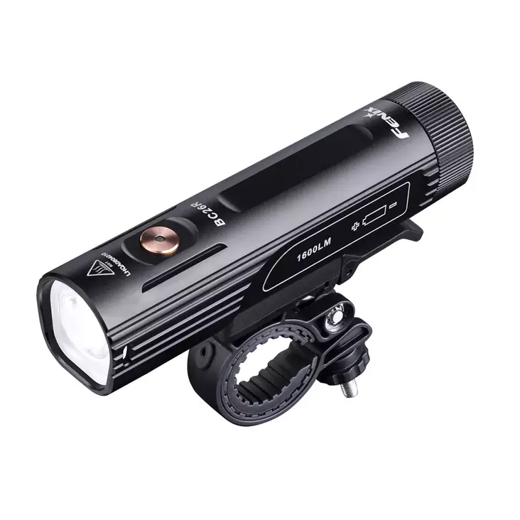 FENIX BC26R PYÖRÄVALAISIN 1600 LM USB-C - Kypärävalot ja Pyöränvalot - 911232 - 1