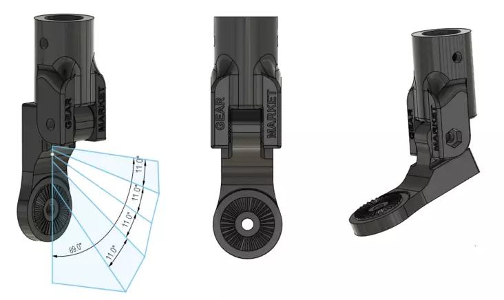 Gearmarket 0° anturikiinnike putkeen - LiveScope LVS32 - Anturiteline komponentit - GMLVS32 - 1