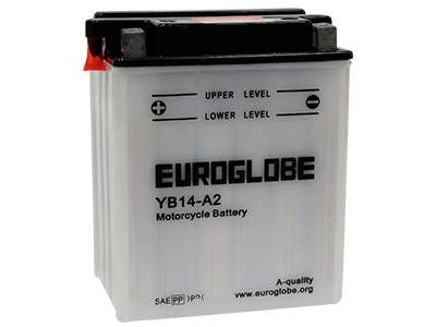 GLOBE 12V 14AH 134X89X164 +/- 160A (EN) - Euroglobe Mp-akut - 1805-YB14-A2 - 1