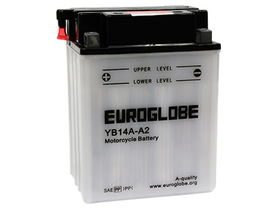 GLOBE 12V 14AH 134X89X176 +/- 160A (EN) - Euroglobe Mp-akut - 1805-YB14A-A2 - 1