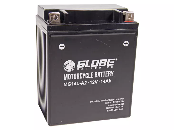 GLOBE GEL 12V 14AH 135X89X160 -/+ 250A (EN) - Euroglobe Mp-akut - 1805-MG14L-A2 - 2