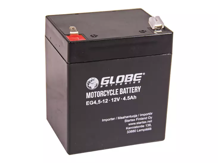 Globe EG4,5-12 VRLA akku 12V 4,5Ah - Suljetut ajovoima- ja teollisuusakut - 1805-EG4-5-12 - 1
