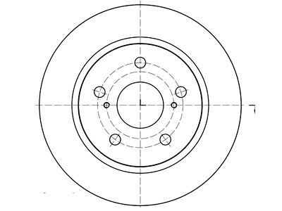 JARRULEVY 2 KPL/PKT, TAKA, TOYOTA - Jarrulevyt - 69-1032 - 1