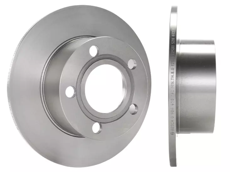 JARRULEVY BOSCH, 2 KPL / PKT, TAKA, AUDI, SKODA, VW - Jarrulevyt - 0986478132 - 1