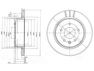 JARRULEVY DELPHI, 2 KPL / PKT, TAKA, JAGUAR - Jarrulevyt - BG3542 - 1