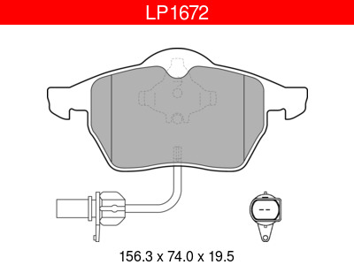 JARRUPALASARJA DELPHI ETU, AUDI, SEAT, SKODA, VW - Jarrupalasarjat - LP1672 - 1