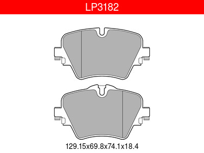 JARRUPALASARJA DELPHI ETU, BMW 2 X - Jarrupalasarjat - LP3182 - 1