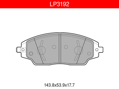 JARRUPALASARJA DELPHI ETU, CHEVROLET - Jarrupalasarjat - LP3192 - 1