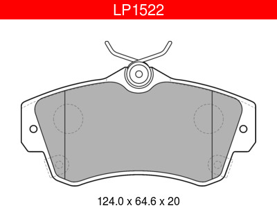 JARRUPALASARJA DELPHI ETU, CHRYSLER - Jarrupalasarjat - LP1522 - 1