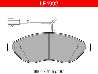 JARRUPALASARJA DELPHI ETU, CITROEN, FIAT, PEUGEOT - Jarrupalasarjat - LP1992 - 1