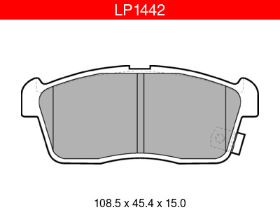 JARRUPALASARJA DELPHI ETU, DAIHATSU, MITSUBISHI YM - Jarrupalasarjat - LP1442 - 1