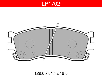JARRUPALASARJA DELPHI ETU, KIA - Jarrupalasarjat - LP1702 - 1