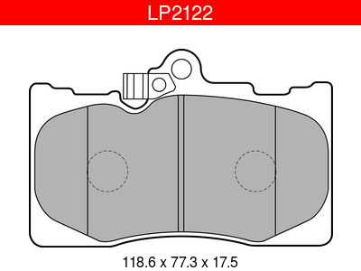 JARRUPALASARJA DELPHI ETU, LEXUS - Jarrupalasarjat - LP2122 - 1
