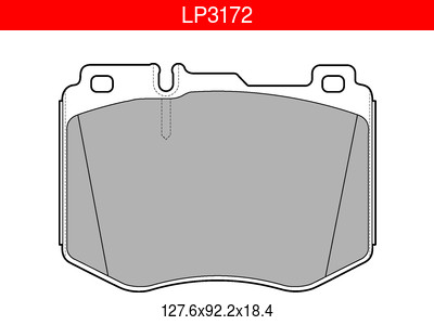JARRUPALASARJA DELPHI ETU, MERCEDES C - Jarrupalasarjat - LP3172 - 1