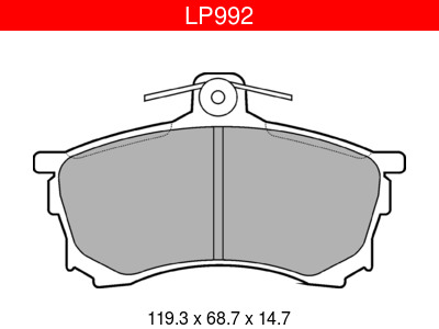JARRUPALASARJA DELPHI ETU, MITSUBISHI - Jarrupalasarjat - LP992 - 1