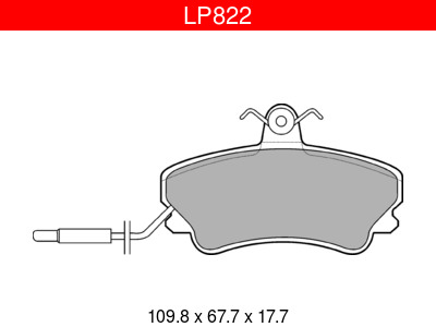 JARRUPALASARJA DELPHI ETU, RENAULT - Jarrupalasarjat - LP822 - 1