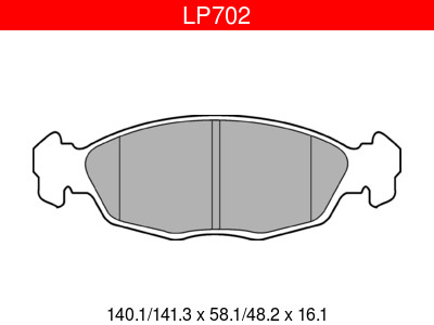 JARRUPALASARJA DELPHI ETU /TAKA, DAEWOO, DAIMLER, JAGUAR - Jarrupalasarjat - LP702 - 1
