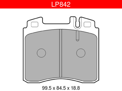 JARRUPALASARJA DELPHI ETU /TAKA, MERCEDES - Jarrupalasarjat - LP842 - 1