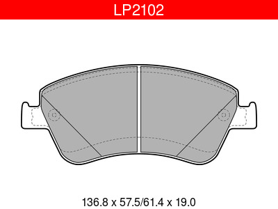 JARRUPALASARJA DELPHI ETU, TOYOTA - Jarrupalasarjat - LP2102 - 1