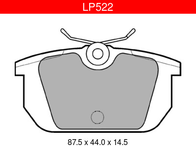 JARRUPALASARJA DELPHI TAKA, ALFA, FIAT, LANCIA - Jarrupalasarjat - LP522 - 1