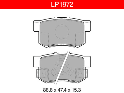 JARRUPALASARJA DELPHI TAKA, HONDA - Jarrupalasarjat - LP1972 - 1