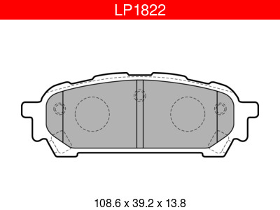 JARRUPALASARJA DELPHI TAKA, SUBARU - Jarrupalasarjat - LP1822 - 1