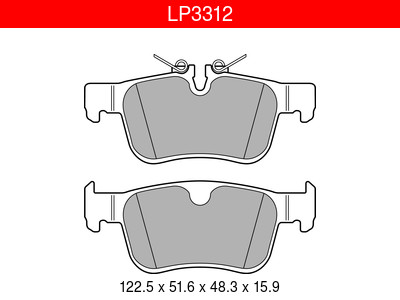 JARRUPALASARJA DELPHI TAKA, VOLVO - Jarrupalasarjat - LP3312 - 1