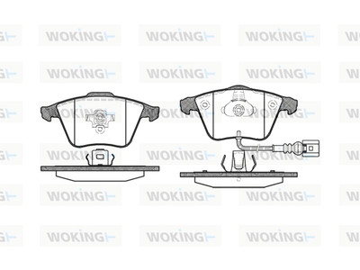 JARRUPALASARJA # WOKING ETU, AUDI, SKODA, VW - Jarrupalasarjat - P864332 - 1