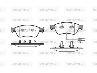 JARRUPALASARJA # WOKING ETU, AUDI, VW - Jarrupalasarjat - P1156302 - 1