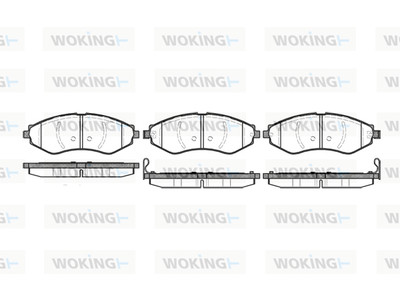 JARRUPALASARJA WOKING ETU, CHEVROLET, DAEWOO - Jarrupalasarjat - P745322 - 1