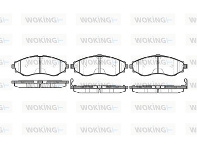 JARRUPALASARJA WOKING ETU, CHEVROLET, DAEWOO - Jarrupalasarjat - P745332 - 1