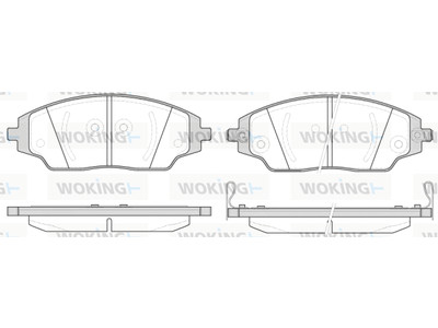 JARRUPALASARJA WOKING ETU, CHEVROLET - Jarrupalasarjat - P1437302 - 1
