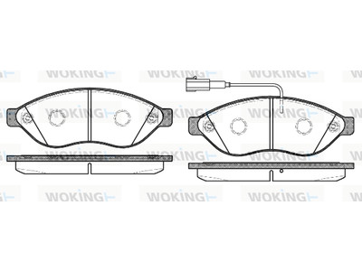 JARRUPALASARJA WOKING, ETU, CITROEN, FIAT, PEUGEOT - Jarrupalasarjat - P1337312 - 1