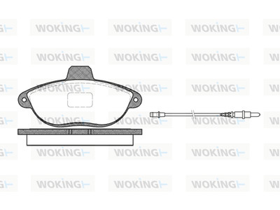 JARRUPALASARJA WOKING ETU, CITROEN, FIAT, PEUGEOT - Jarrupalasarjat - P702302 - 1