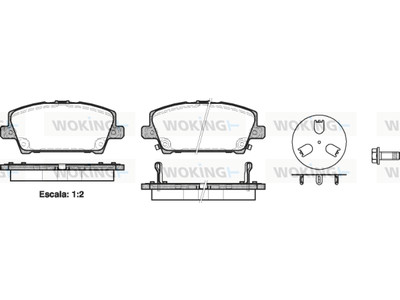 JARRUPALASARJA WOKING ETU, HONDA - Jarrupalasarjat - P1305302 - 1