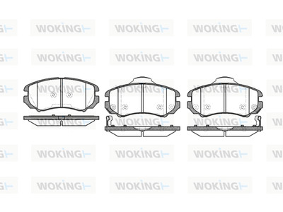 JARRUPALASARJA WOKING ETU, HYUNDAI, KIA - Jarrupalasarjat - P853302 - 1