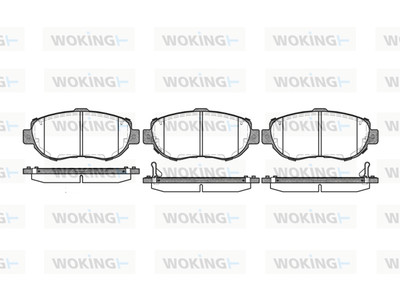 JARRUPALASARJA WOKING ETU, LEXUS, TOYOTA - Jarrupalasarjat - P556302 - 1