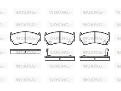 JARRUPALASARJA # WOKING ETU, NISSAN - Jarrupalasarjat - P492302 - 1
