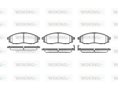 JARRUPALASARJA WOKING ETU, NISSAN - Jarrupalasarjat - P648302 - 1