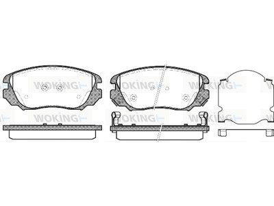 JARRUPALASARJA WOKING ETU, OPEL, SAAB - Jarrupalasarjat - P1285302 - 1