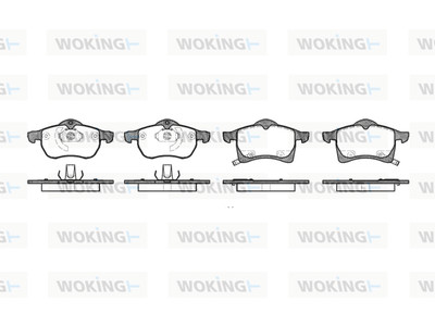 JARRUPALASARJA WOKING ETU, OPEL - Jarrupalasarjat - P783302 - 1