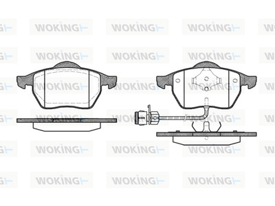 JARRUPALASARJA WOKING ETU, VAG, VOLVO - Jarrupalasarjat - P290302 - 1