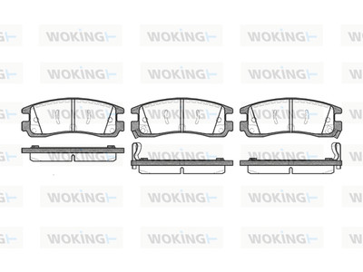 JARRUPALASARJA # WOKING TAKA, CHEVROLET, OPEL - Jarrupalasarjat - P466322 - 1