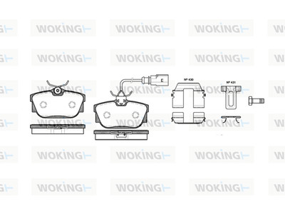 JARRUPALASARJA WOKING TAKA, FORD, SEAT, VW - Jarrupalasarjat - P667312 - 1