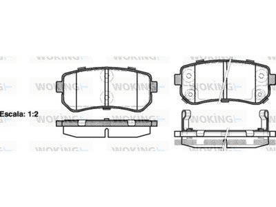 JARRUPALASARJA # WOKING TAKA, HYUNDAI, KIA - Jarrupalasarjat - P1309302 - 1