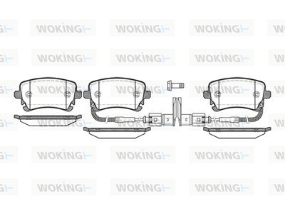 JARRUPALASARJA WOKING TAKA, VW SIS. PULTIT - Jarrupalasarjat - P997302 - 1
